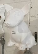1 x Wall Mounted Bull Dog Lamp - 30cm