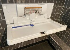 1 x Safe Hands Wall Mounted Baby Changer