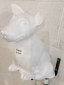 1 x Wall Mounted Bull Dog Lamp