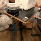 1 x Restaurant Dining Table - Dimensions: 75 x 66 cms