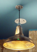 4 x Suspended Copper Light Pendants