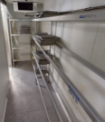 1 x Commercial Fridge Shelf with Hygenic Perforated Shelves and Aluminium Frame