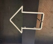 2 x Neon Style Lights Featuring a Skull and an Arrow