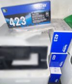 4 x Brother 423 Printer Toner Cartridges