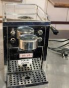 1 x Grind Nespresso Compatible Coffee Machine Featuring a Stainless Steel Finish - Model SCC01