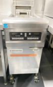 1 x Frymaster Twin Tank Electric 3 Phase Fryer with Filtration - Model FPRE114-2CSE - RRP £13,000