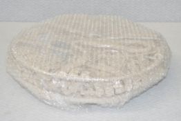 1 x Small Straight Woven Macram Pendant Light - Unused Boxed Stock - Ref: MRS151 - CL1012 -