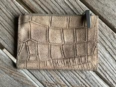 1 x WHISTLES Mock Crocodile Suede Purse - CL985 - NO VAT ON THE HAMMER - Location: Cheshire WA16More