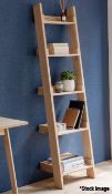 1 x Hambledon Shelf Ladder 5 Tier In Raw Oak - RRP £400.00 - Ref: GTC136/NA - CL1017 - Location: