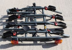 1 x HALFORDS 4-Bike Towbar Mounted Bike Rack with Tail Lights - Original RRP £240.00