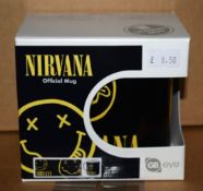 1 x Rock n Roll Themed Band Drinking Mugs - NIRVANA - New Boxed Stock
