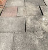Large Quantity of 50mm Driveway Pavement Flags - Approx. 35 Square Metres