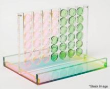 1 x SUNNYLIFE Ombre 4-In-A-Row Board Game in Lucite - Original Price £110.00 - Unused Boxed