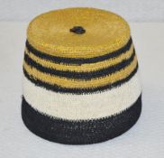 1 x Woven Decorative Basket with Lid - Ref: MRS162 - CL1012 - Location: Altrincham WA14Dimensions (