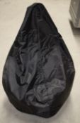 1 x Gamer Beanbag Gaming Chair in Black - Ref: MRS118 - WH2/PAL1 - CL942 - NO VAT ON THE HAMMER -