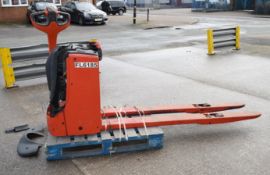 1 x Linde T20 Electric Pallet Truck - Untested, Without Key - CL007 - Ref: K721 - Location: