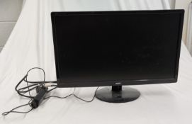 Acer S241HL Full HD (1080p) LCD Computer PC Monitor - CL444 - Ref: DRS100 - NO VAT ON THE HAMMER -