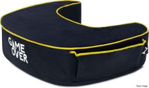 1 x GAME OVER Ergonomic Gamers Armrest Posture Support Cushion with Pockets - Ref: MRS115 - WH2/PAL1