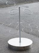 1 x Commercial 10-Ring Football / Yoga Ball Holder Display Stand - K723(A) / WH3 - CL011 - Location: