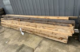 Large Job Lot of Assorted Reclaimed Timbers - Most Measure 4800 x 200 x 100mm