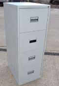 1 x Four Drawer Filing Cabinet - Ref: HRB117 - CL960 - Location: Altrincham WA14
