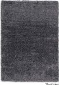 1 x ASTRA 'Livorno' Machine Woven Carpet Rug in Grey (14444) - Dimensions: 160 x 330cm - New
