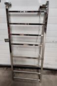 1 x Flat Ladder Design Towel Radiator- Ref: K672 - CL999 - Location: Altrincham WA14 Dimensions (