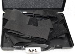 7 x SHURE Professional Straps for Belt Packs in Carry Case - Ref: ALT145+686/WH2 - CL581 - Location: