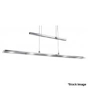 1 x Rectangle Bar Light With Chrome Finish - Adjustable - Original Retail £160 - Ref: K490/1165-