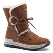 1 x Pair of Designer Olang Women's Winter Boots - Tanya 85 Cuoio - Euro Size 36 - New Boxed Stock -