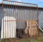 1 x Large Reclaimed Iron Gate - CL985 - NO VAT ON THE HAMMER - Location: Cheshire WA16More
