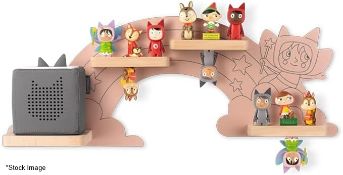 1 x TONIES Rainbow Wooden Shelf Wall Storage Stand Shelves in Pink - Original Price £59.95 - Ref: