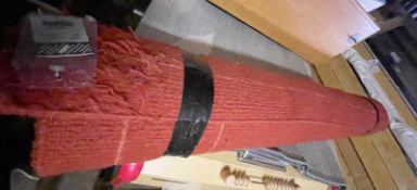 1 x JOHN LEWIS LHASA Handcrafted Silk Rug in Red, 183 x 122cm - Original Price £350.00 - CL985 -