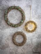 1 x Set Of 3 Rattan Door Wreaths - RRP £128.00 - Ref: GTC115/GTCP4 - CL1017 - Location: