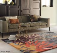 1 x BRINK & CAMPMAN 'Estella Submarine' Pure New Wool Carpet Rug (89405) - Dimensions: 140 x 200cm -