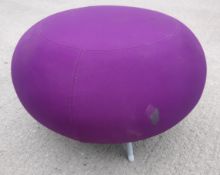 1 x Allermuir A620 Pebble Stool in Purple  - Ref:NA - CL534 - Location: Altrincham WA14Condition