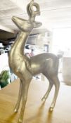 1 x Metal Decorative Reindeer Figure - CL985 - NO VAT ON THE HAMMER - Location: Cheshire WA16More
