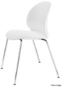 1 x FRITZ HANSEN 'N02' Designer Recycled Chair in Off-White - Original Price £299.00 - MRS131