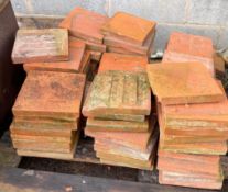 Assortment of Reclaimed Square Tiles, Approximately 80 pcs - CL985 - NO VAT ON THE HAMMER -