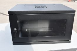 1 x Wall Mounted DATA Cabinet with Keys - 55x32x40cm