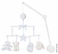 1 x TARTINE ET CHOCOLAT Musical Baby Cot Mobile, Blue (T30603H) - Original Price £130.00