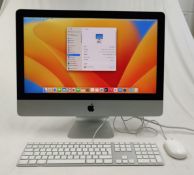 1 x Apple iMac 21.5 Inch Computer - Intel i5 2.3GHz CPU, 8GB Ram, Intel Iris, 1.03TB Apple Fusion