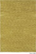 1 x BRINK & CAMPMAN 'Pinto' Luxury 100% Pure New Wool Pile Indoor Handwoven Carpet Rug in Mustard