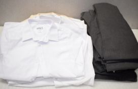 40 x Items of Boys Clothing Including Branded School Shirts and Trousers - Ref: MRS120 - WH2/