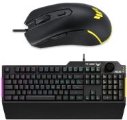 1 x Asus TUF K1 RGB Gaming Keyboard & M3 Programmable Mouse Set - New Boxed Stock - RRP £74.99