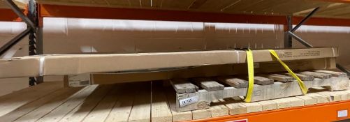 1 x 80cm 8mm Glass Shower Enclosure and 1 X 100cm Sliding Shower Door - New Boxed Stock