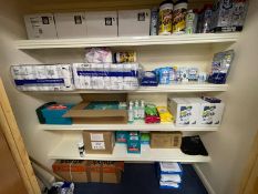 1 x Large Job Lot of Various Cleaning Equipment - Contents of Large Cupboard