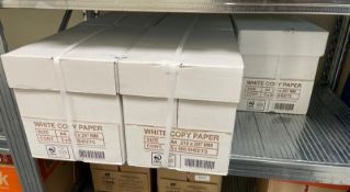 5 x Boxes of A4 Copy Paper - Lot Includes 25 x Reams of 500 Sheets - New Boxed Stock