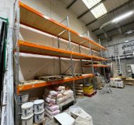 4 x Bays of Heavy Duty Pallet Racking / Shelving - Includes 5 x Uprights, 24 x Crossbeams