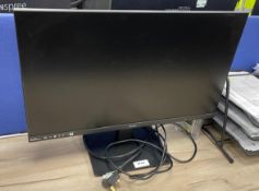 1 x iiyma ProLite 27 Inch Flat Screen Monitor - 1920 x 1080 Resolution - Model XU2793HS-B4